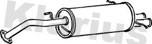 Klarius 220153 - Глушник вихлопних газів кінцевий autozip.com.ua