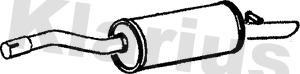 Klarius 220316 - Глушник вихлопних газів кінцевий autozip.com.ua