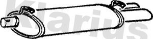 Klarius 220334 - Глушник вихлопних газів кінцевий autozip.com.ua