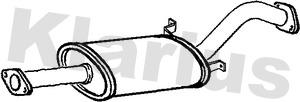 Klarius 221046 - Середній глушник вихлопних газів autozip.com.ua