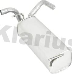 Klarius 221720 - Глушник вихлопних газів кінцевий autozip.com.ua