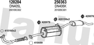 Klarius 270290E - Система випуску ОГ autozip.com.ua