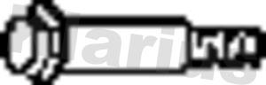 Klarius BOL27 - Болт, система випуску autozip.com.ua