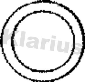 Klarius GMG38 - Кільце ущільнювача, труба вихлопного газу autozip.com.ua