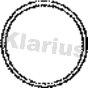 Klarius HAG16AC - Прокладка, труба вихлопного газу autozip.com.ua