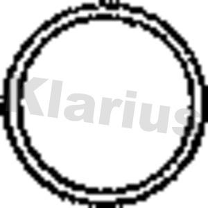 Klarius HAG16 - Кільце ущільнювача, труба вихлопного газу autozip.com.ua