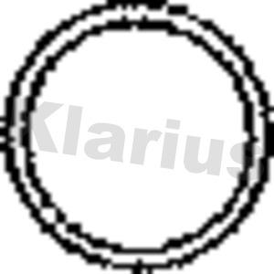 Klarius HAG3AW - Прокладка, труба вихлопного газу autozip.com.ua