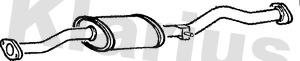 Klarius MA68X - Середній глушник вихлопних газів autozip.com.ua
