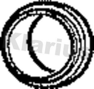 Klarius MZG23 - Кільце ущільнювача, труба вихлопного газу autozip.com.ua