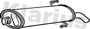 Klarius PG514Q - Глушник вихлопних газів кінцевий autozip.com.ua