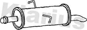 Klarius PG1088X - Глушник вихлопних газів кінцевий autozip.com.ua
