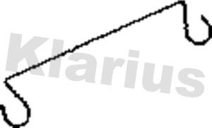Klarius RNP9 - Кронштейн, втулка, система випуску autozip.com.ua