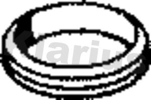 Klarius VAG55 - Кільце ущільнювача, труба вихлопного газу autozip.com.ua