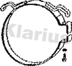 Klarius VOP30 - Кронштейн, втулка, система випуску autozip.com.ua