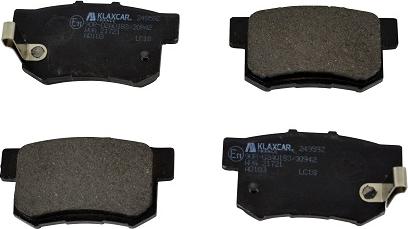 KLAXCAR 24959z - Гальмівні колодки, дискові гальма autozip.com.ua