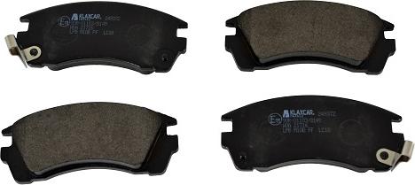 KLAXCAR 24937z - Гальмівні колодки, дискові гальма autozip.com.ua