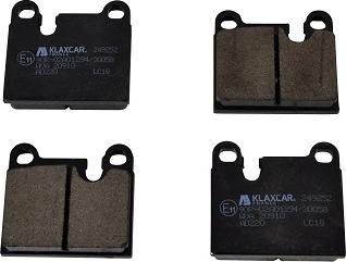KLAXCAR 24925z - Гальмівні колодки, дискові гальма autozip.com.ua