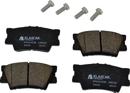 KLAXCAR 24632z - Гальмівні колодки, дискові гальма autozip.com.ua