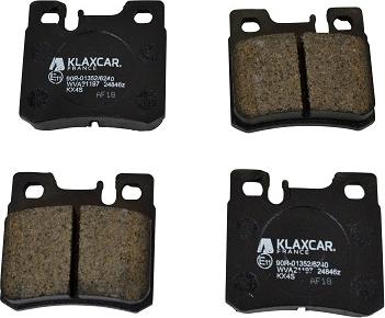 KLAXCAR 24846z - Гальмівні колодки, дискові гальма autozip.com.ua