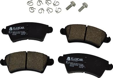 KLAXCAR 24864z - Гальмівні колодки, дискові гальма autozip.com.ua