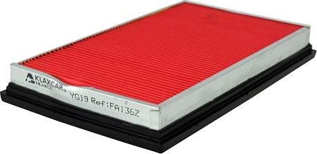 KLAXCAR FA136z - Повітряний фільтр autozip.com.ua