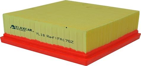 KLAXCAR FA176z - Повітряний фільтр autozip.com.ua
