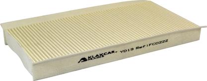 KLAXCAR FC022z - Фільтр, повітря у внутрішній простір autozip.com.ua