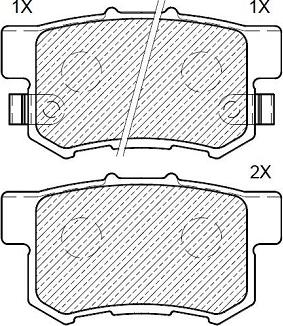 Klaxcar France 24959z - Гальмівні колодки, дискові гальма autozip.com.ua