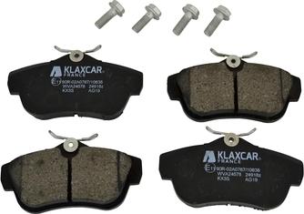 Klaxcar France 24918z - Гальмівні колодки, дискові гальма autozip.com.ua