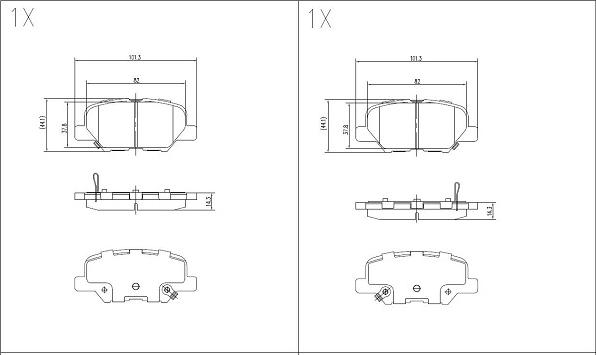 Klaxcar France 24663z - Гальмівні колодки, дискові гальма autozip.com.ua