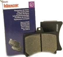 Klaxcar France 24234z - Гальмівні колодки, дискові гальма autozip.com.ua