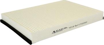 Klaxcar France FC025z - Фільтр, повітря у внутрішній простір autozip.com.ua