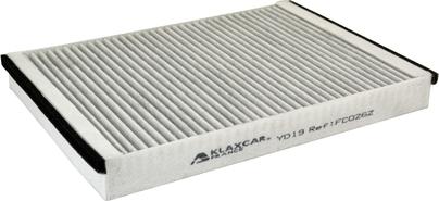 Klaxcar France FC026z - Фільтр, повітря у внутрішній простір autozip.com.ua