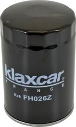 Klaxcar France FH026z - Масляний фільтр autozip.com.ua