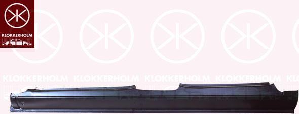 Klokkerholm 9590 011 - Підніжка, накладка порога autozip.com.ua