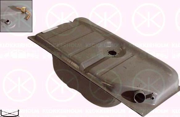Klokkerholm 9512008 - Паливний бак autozip.com.ua