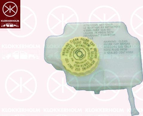 Klokkerholm 95333001 - Компенсаційний бак, охолоджуюча рідина autozip.com.ua