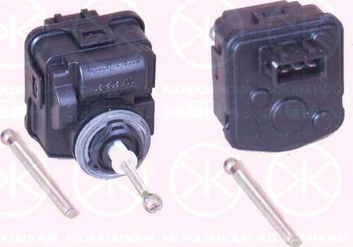 Klokkerholm 95220063 - Регулювальний елемент, регулювання кута нахилу фар autozip.com.ua