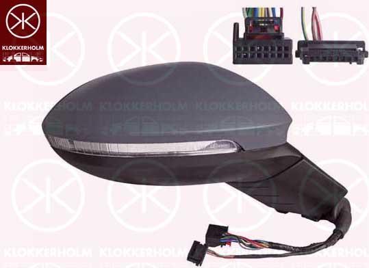 Klokkerholm 95781046 - Зовнішнє дзеркало autozip.com.ua