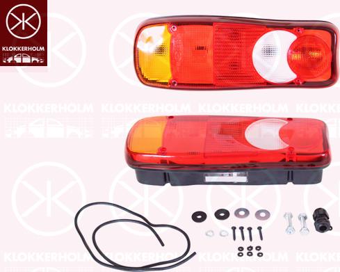Klokkerholm 96000743 - Задній ліхтар autozip.com.ua