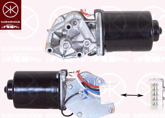 Klokkerholm 55023270 - Двигун склоочисника autozip.com.ua