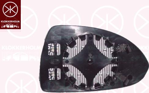Klokkerholm 50241064 - Дзеркальне скло, зовнішнє дзеркало autozip.com.ua