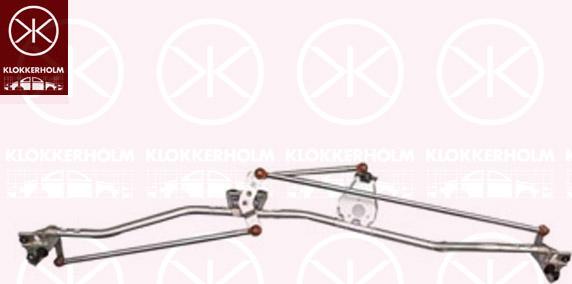 Klokkerholm 50263280 - Система тяг і важелів приводу склоочисника autozip.com.ua