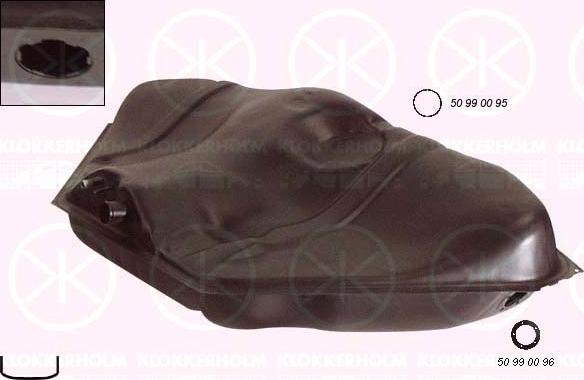 Klokkerholm 5076007 - Паливний бак autozip.com.ua