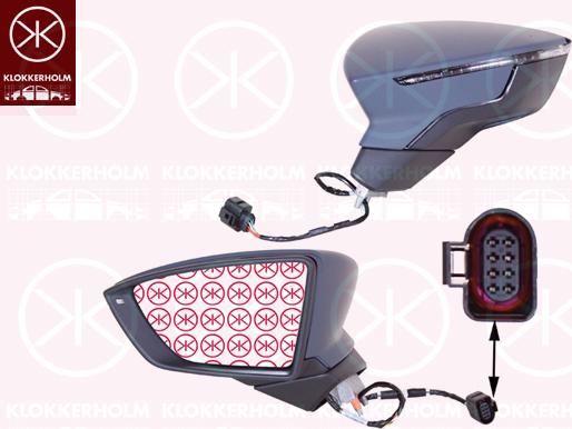 Klokkerholm 66141046 - Зовнішнє дзеркало autozip.com.ua
