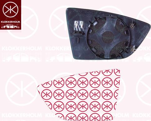 Klokkerholm 66141061 - Дзеркальне скло, зовнішнє дзеркало autozip.com.ua