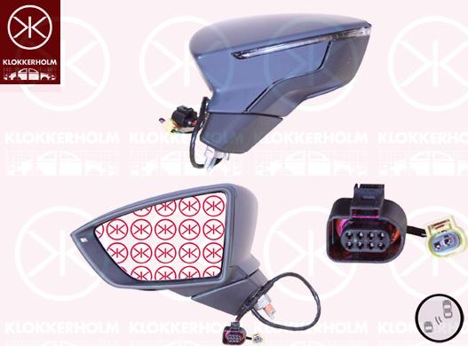 Klokkerholm 66221046 - Зовнішнє дзеркало autozip.com.ua