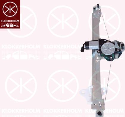 Klokkerholm 60141804 - Підйомний пристрій для вікон autozip.com.ua