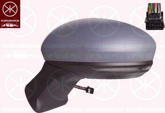 Klokkerholm 60151045 - Зовнішнє дзеркало autozip.com.ua