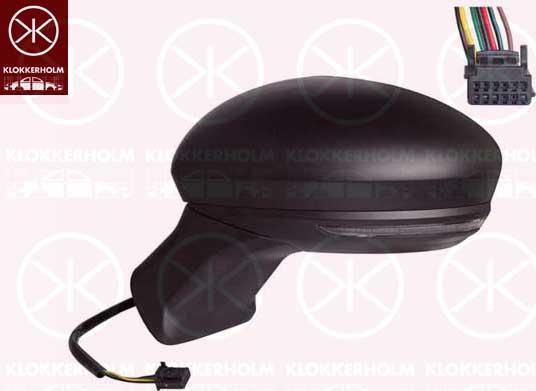 Klokkerholm 60151041 - Зовнішнє дзеркало autozip.com.ua